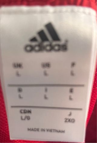 Pantalón chándal Adidas España Rojo