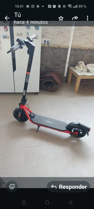 Patinete Eléctrico Rojo
