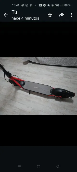 Patinete Eléctrico Rojo