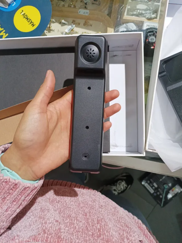 Teléfono Fijo Inteligente Negro/Azul