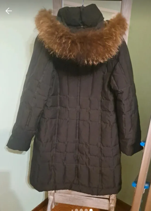 Piumino lungo Sartoria del Piumino donna taglia 46