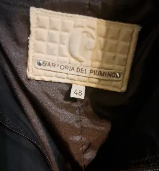 Piumino lungo Sartoria del Piumino donna taglia 46