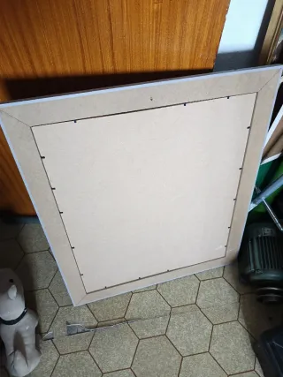 Marco de madera gris para decoración