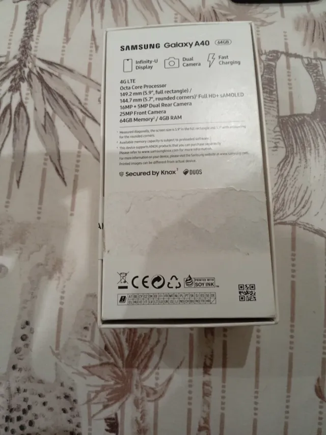 Samsung Galaxy A40 Negro