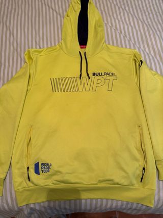 Sudadera Bullpadel WPT Amarilla talla L