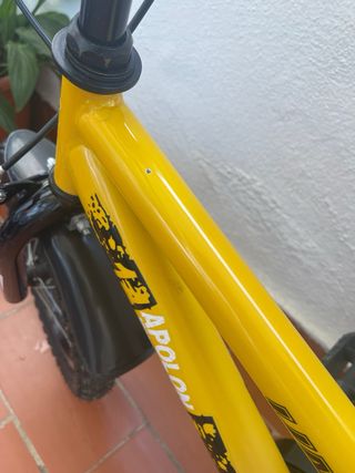 Bicicleta infantil APOLON 14 amarilla