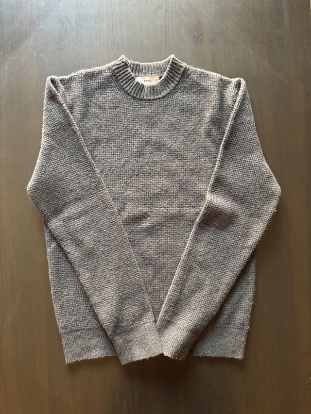 Jersey punto MANGO, gris oscuro