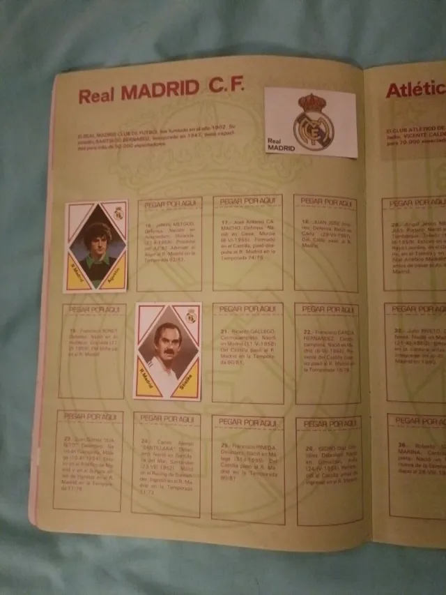 Álbum Futebol Prêmio Liga 83-84