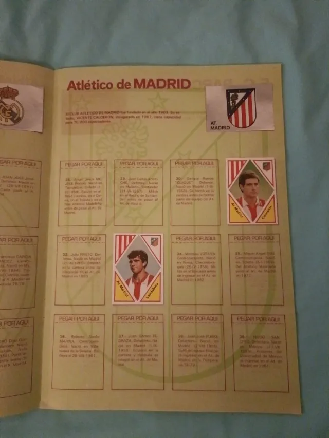 Álbum Futebol Prêmio Liga 83-84