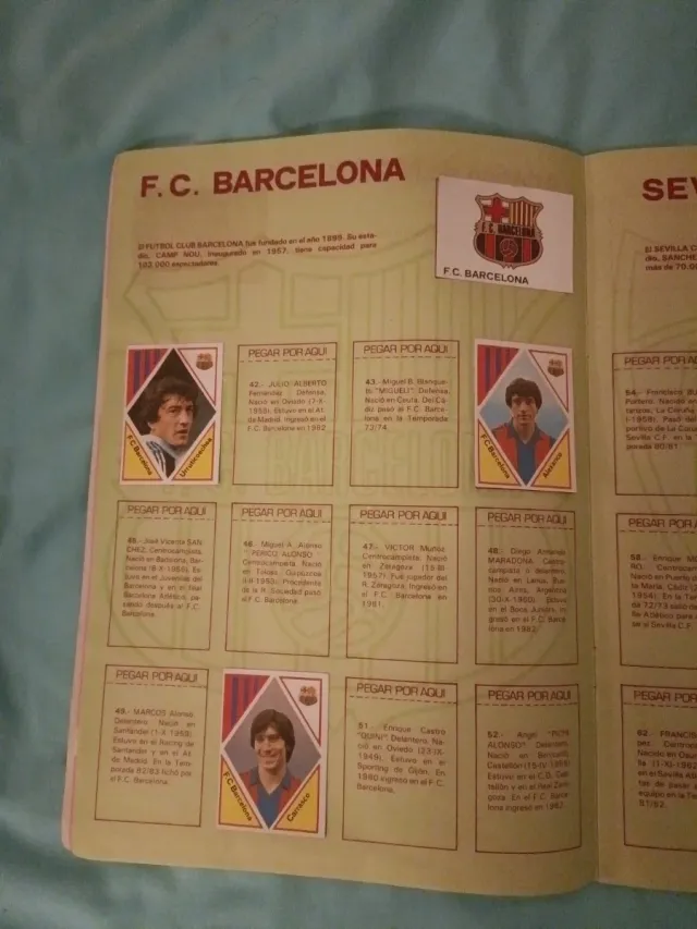 Álbum Futebol Prêmio Liga 83-84