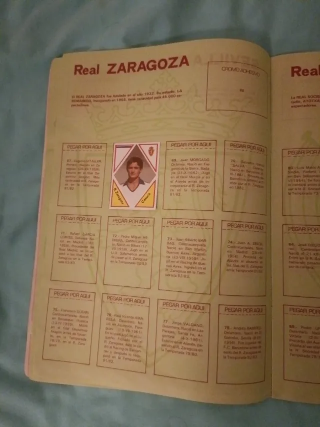 Álbum Futebol Prêmio Liga 83-84