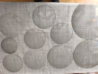 Cristales de reloj blancos