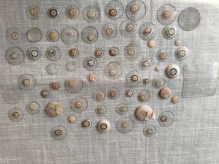 Cristales de reloj blancos