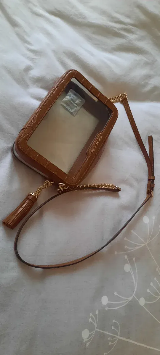 Bolso Michael Kors Transparente Marrón