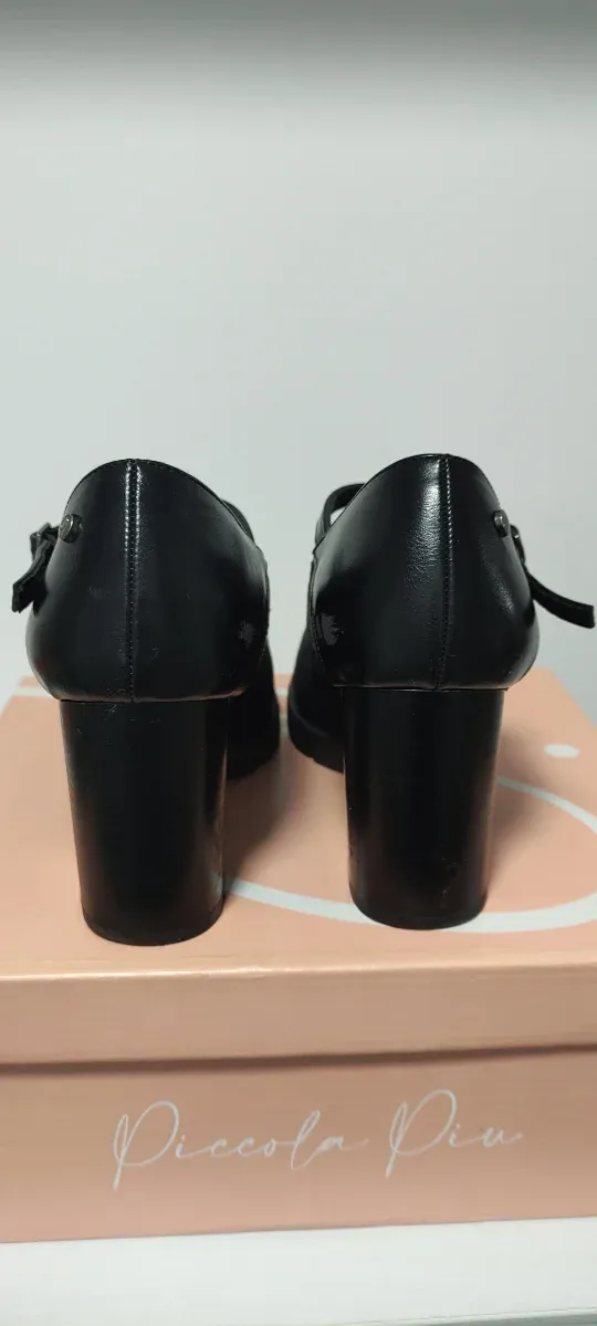 Zapatos Piccola Piu Negros Talla 38