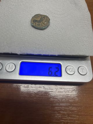 Moneda Ibérica Semis Castulo Siglo II a.C.