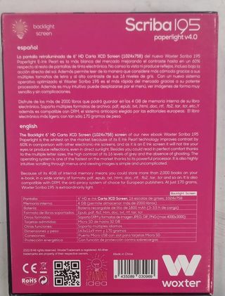EBOOK WOXTER SCRIBA 195 PAPERLIGHT V4.0