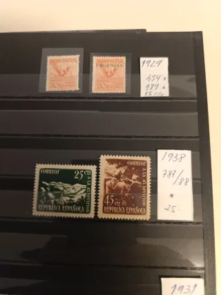 Sellos España Primer Centenario series sueltas ver