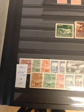 Sellos España Primer Centenario series sueltas ver