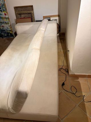 2 Sofás modular 2 + 3 plazas con mesa auxiliar