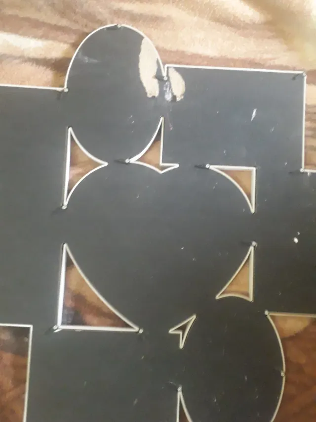 Marco de fotos corazón y ovalado