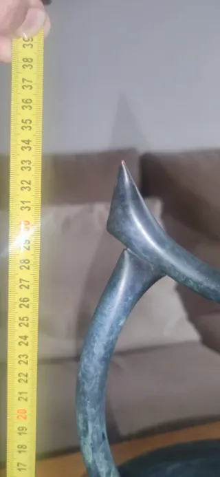 Jarrón de metal decorativo Estilo japones