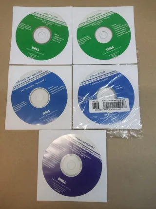 5 CDs Software Dell