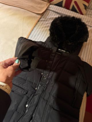 Cazadora JD negra muy abrigada