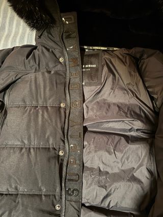 Cazadora JD negra muy abrigada