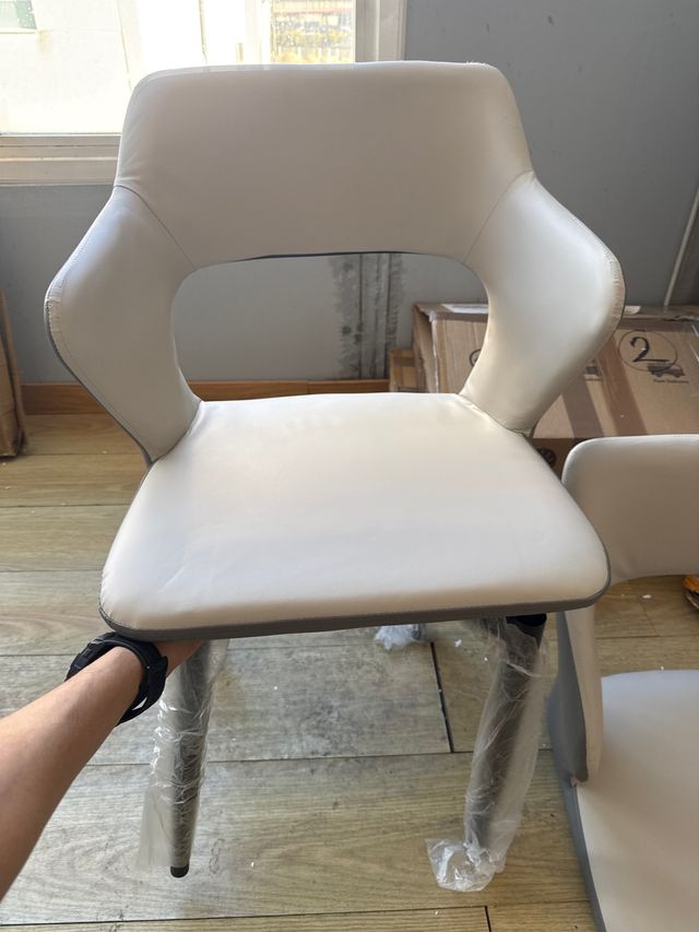 Set di 2 sedie da pranzo con braccioli