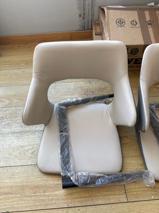 Juego de 2 Sillas Comedor con Reposabrazos