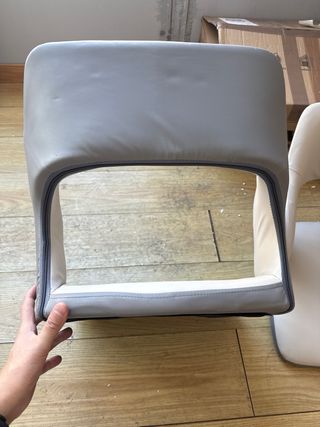Juego de 2 Sillas Comedor con Reposabrazos