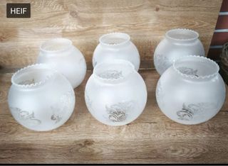 Lámpara de bronce 6 brazos