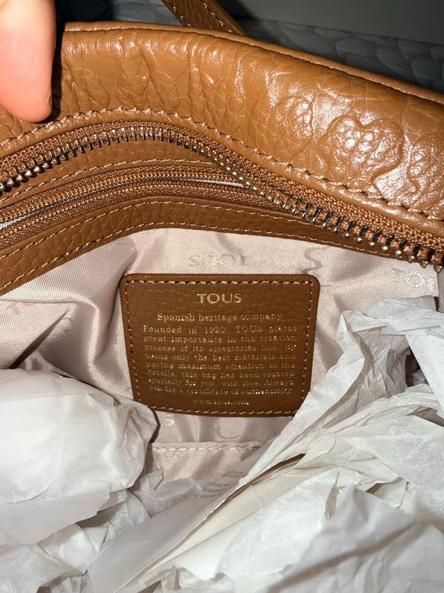 Bolso Tous Marrón Piel Oso