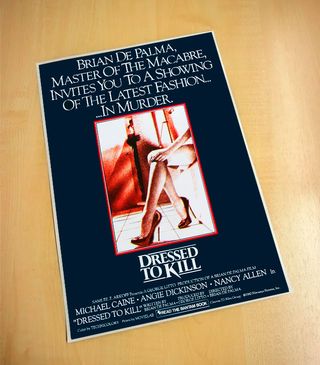 Póster de cine VESTIDA PARA MATAR DRESSED TO KILL