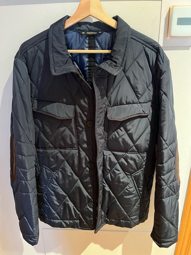 Cazadora Pertegaz acolchada azul