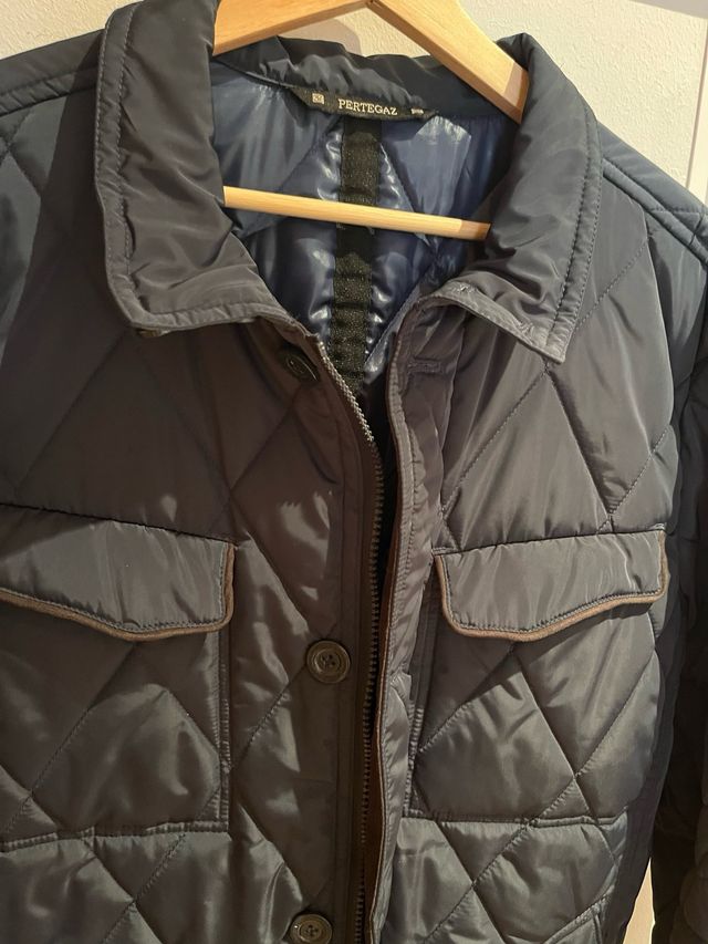 Cazadora Pertegaz acolchada azul