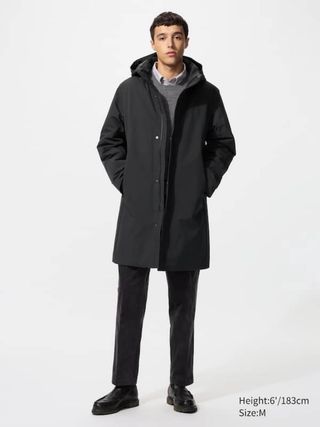 Abrigo Uniqlo Negro Talla S