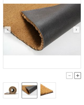 Tappeto in fibra di cocco naturale 20mm 1,27 x 2,80 m