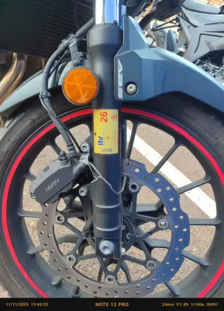 Honda CBR 500X con maletas, ITV 26