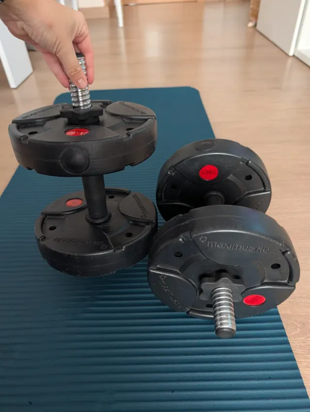 Mancuernas ajustables Maximuscle
