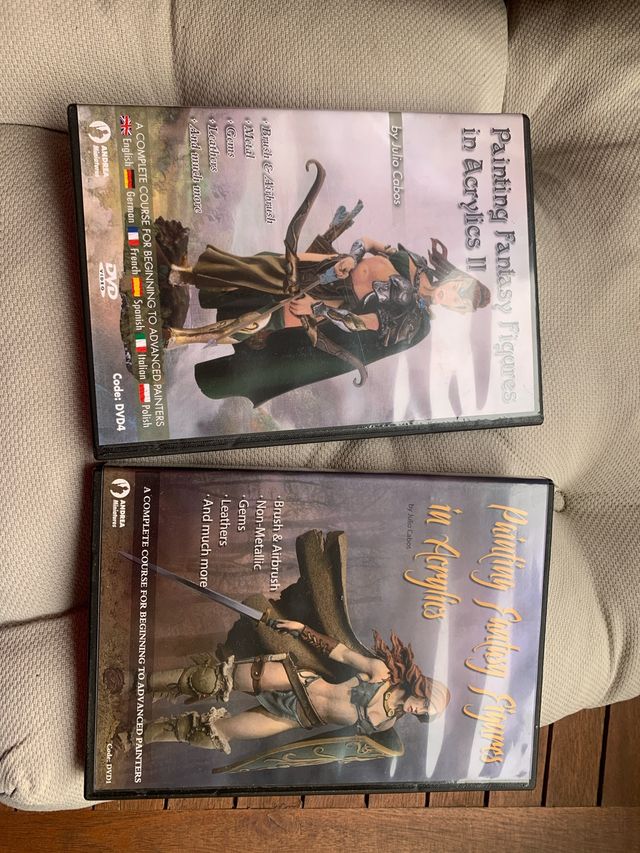 DVD Pintura Figuras Fantasía Acrylics II