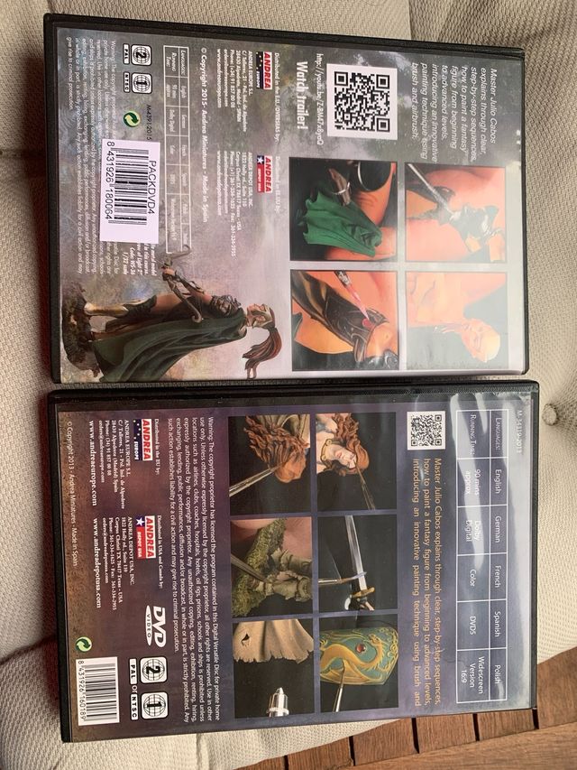 DVD Pintura Figuras Fantasía Acrylics II