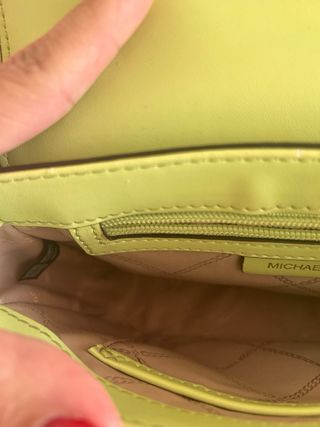 Bolso Michael Kors verde y blanco