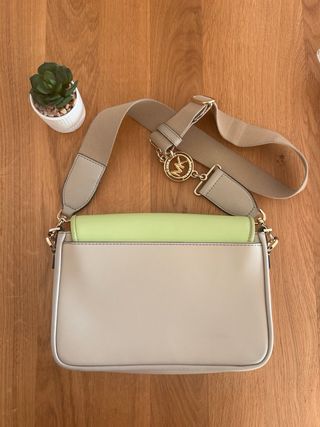 Bolso Michael Kors verde y blanco