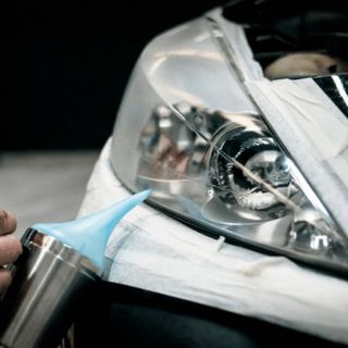 Pulido de faros de coche