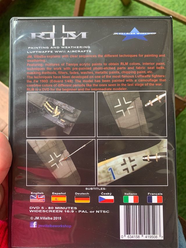 DVD RLM Pintura y Desgaste Luftwaffe WWII