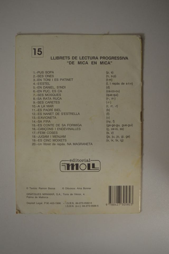 ES CONTE DE SA FORMIGA MALLORCA CATALÀ ED MOLL