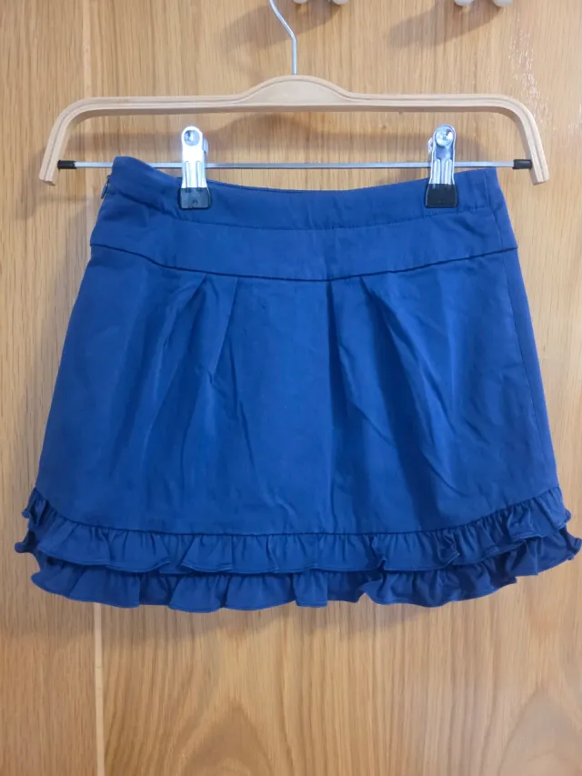 Falda Nanos T. 7 Azul Marino