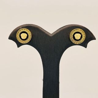 PENDIENTES REDONDO MEDUSA KO 18K